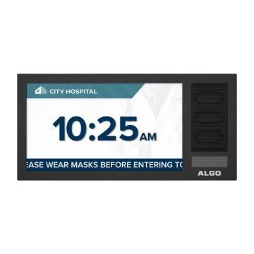 Algo 8410 IP Digital Display with Speaker - Single Sided