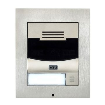 2N IP Solo opbouw intercom met camera (zilver)