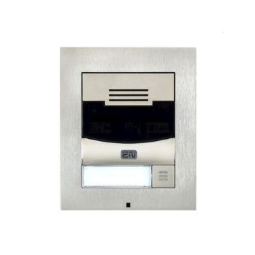 2N IP Solo inbouw intercom zonder camera (zilver)
