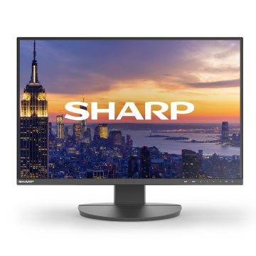 Sharp Multisync DD-EA242W, Zwart, 24 inch LCD monitor