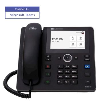 AudioCodes Teams C455HD IP-Phone PoE GbE with BT, Dual Band