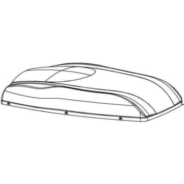Telair 06224 spare part Boven Afdekking Dual Clima