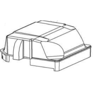 Telair 07133 spare part Deksel Verdamper Dual Clima