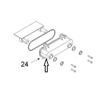Teleco 11001 spare part Box Zamak