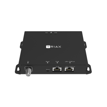 Triax TVoE Rx+ with PoE Receiver
