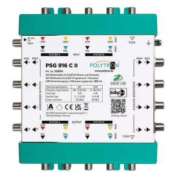 Polytron PSG 916 C II Multiswitch cascade 9 in 16 uit