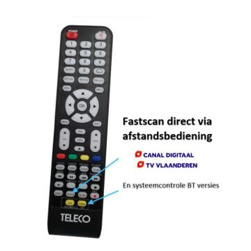 Teleco REMOTE CONTROL FOR TV TEK W9 ANDROID SMART