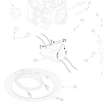 Teleco 02077 spare part Zelftap. schroef M2.9x9.5 T.65/85