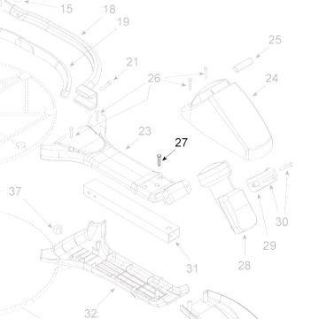 Teleco 10408 spare part Zelftapp.schroef M3.9x22 E.Voy.65/85