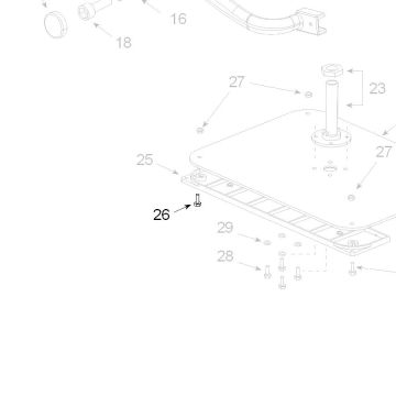 Teleco 12785 spare part Schroef M6x12 T.65/85