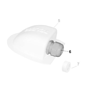 Teleco 16984 spare part complete wartel PG32 T.65/85