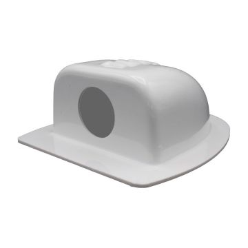 Teleco 19714  spare part Kabeldoorvoer wit T.65/85