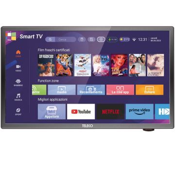 Teleco TEK24 W11E 24" Smart TV Android 11, wandmontage
