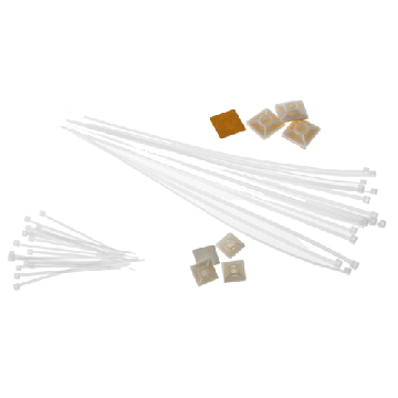 Geros 9.0x530 kabelbinder naturel 100 stuks