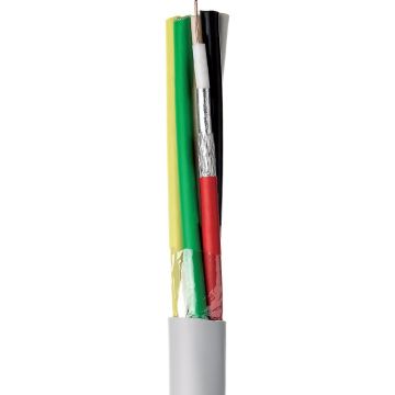 MultiCoax MC100/5 zwart 100mtr. 5 in 1 PVC