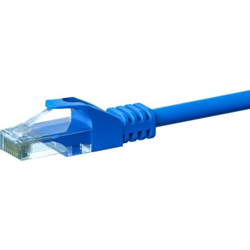 CAT6A U/UTP patchkabel 0,25 mtr Blauw