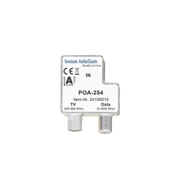 Braun Telecom POA 254 TV TV-DATA splitter (IEC/F)