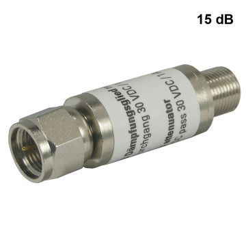 Polytron DGF 15 DC, 15 dB Sat. Demper 4-2150 MHz F-Connector