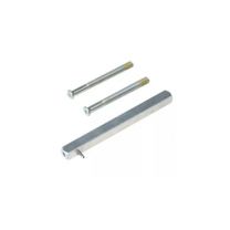 2N Fortis Handle - Spindle with screws set, 7mm, 30 - 38mm