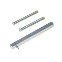 2N Fortis Handle - Spindle with screws set, 8mm, 57 - 65mm