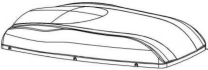 Telair 06224 spare part Boven Afdekking Dual Clima