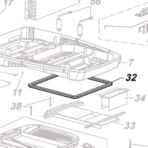 Telair 03497 spare part Rond rubber afdichting d=26