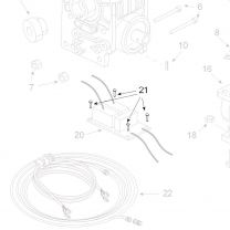 Teleco 02077 spare part Zelftap. schroef M2.9x9.5 T.65/85