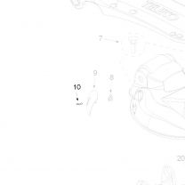Teleco 10384 spare part Zelftapp.schroef M2.9x9.5 CL.E.65/85