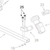 Teleco 09014 spare part Schroef M5x30 CL.65/85