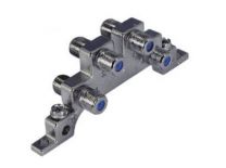Polytron EB4 Earth connection block for 4 HF cables, F-conn.