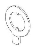 Teleco 12322 spare part Roterende zamak schuif T.65/85
