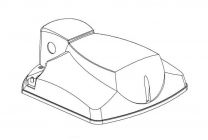 Teleco 12571 spare part Motorkap T.65/85